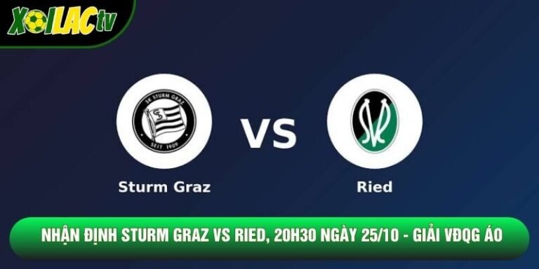 Nhận Định Sturm Graz Vs Ried, 20h30 Ngày 25/10 - Giải Vđqg Áo